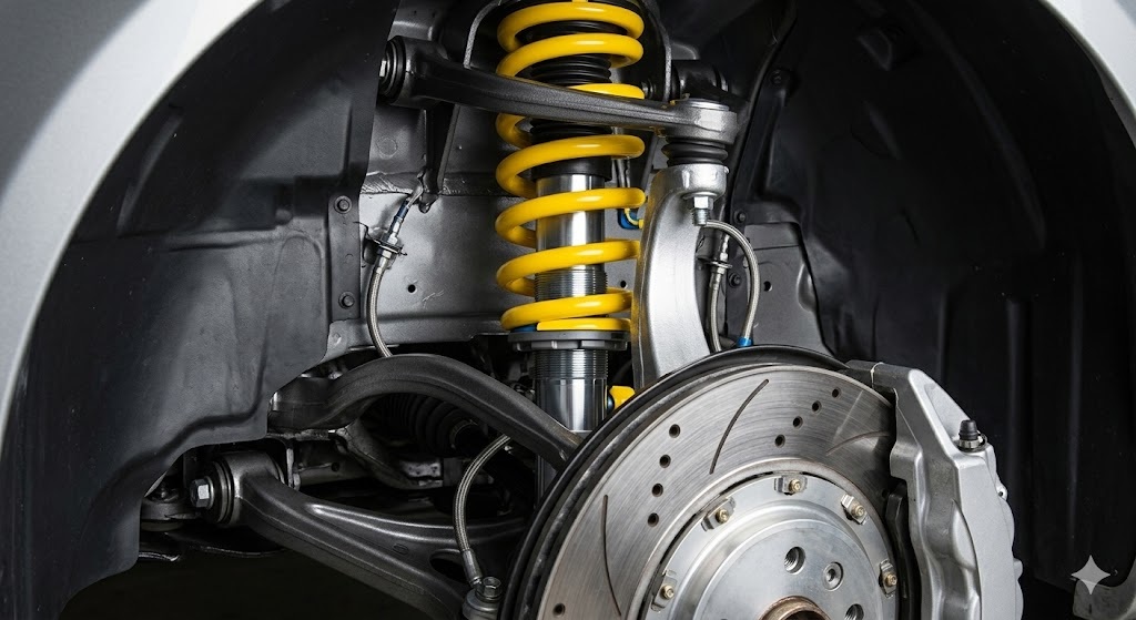 Coilover suspension unit