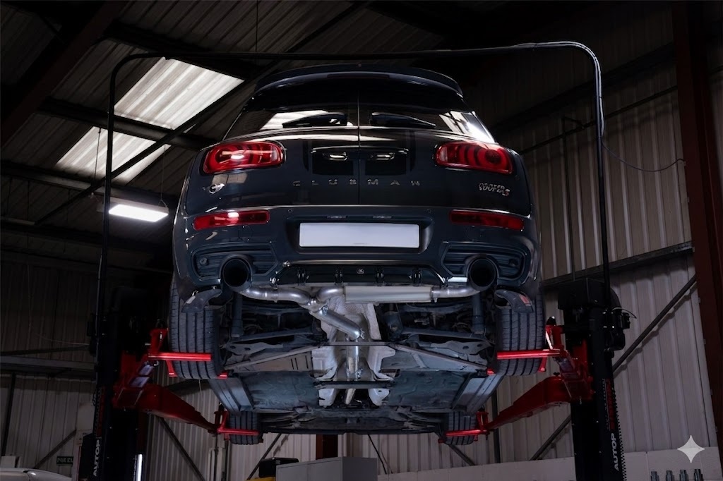 Aftermarket exhaust system on UK car