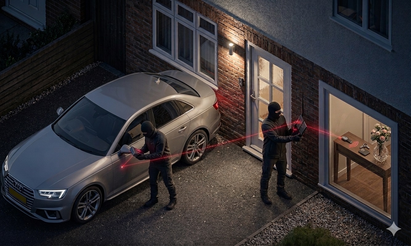 Relay theft keyless car attack UK